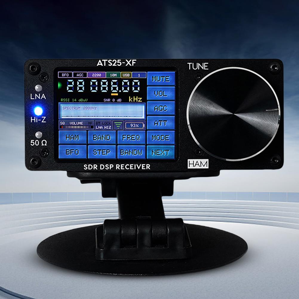 ATS25-XF DSP Full Radio Receiver WIFI Decoder 2.8-inch TFT LCD Touch Screen ATS25 X2 FM AM LSB USB Full-Band Portable Radio