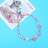 2pcs/Set Fashion Natural Wood Beads Jewelry Cute Animal Pattern Necklace Bracelet For Children Party Jewelry Girl Birthday Gift