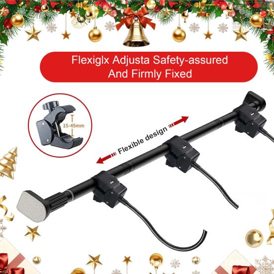 Adjustable Garland Hanger for Front Door Extendable Metal Plant Hanger with Hook No-Drilling Installation