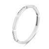 Silver Ring with Cubic Zirconia, Item Weight 0.88 G (2209430)