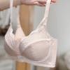 French pure desire satin underwear women's small breasts gathered without steel rings Thin comfortable and breathable support Anti-sagging bra cover