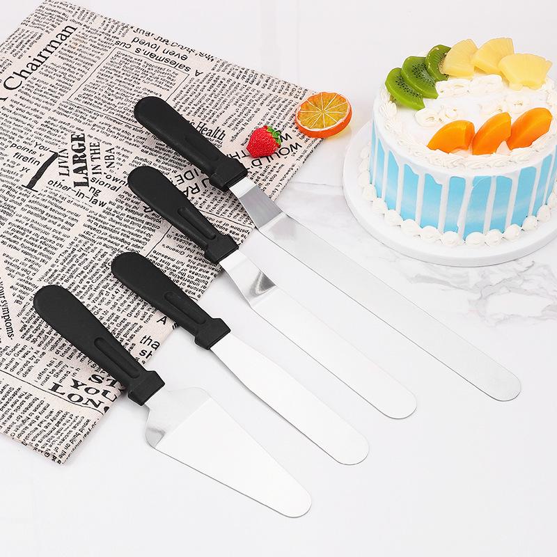 Plastic Handle Stainless Steel Spatula Cake Cutter & Pizza Shovel