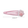 Y2k Snap Hair Clip for Hot Girls Colorful Cartoon Cat Paw Shape Hair Barrettes Sweet Metal Barrettes for Teens Girls