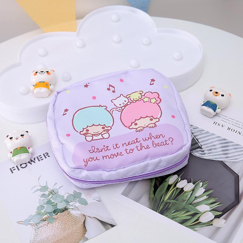Letter Pokonyan Melody Cartoon Bag For Girls Portable Storage And Travel Use