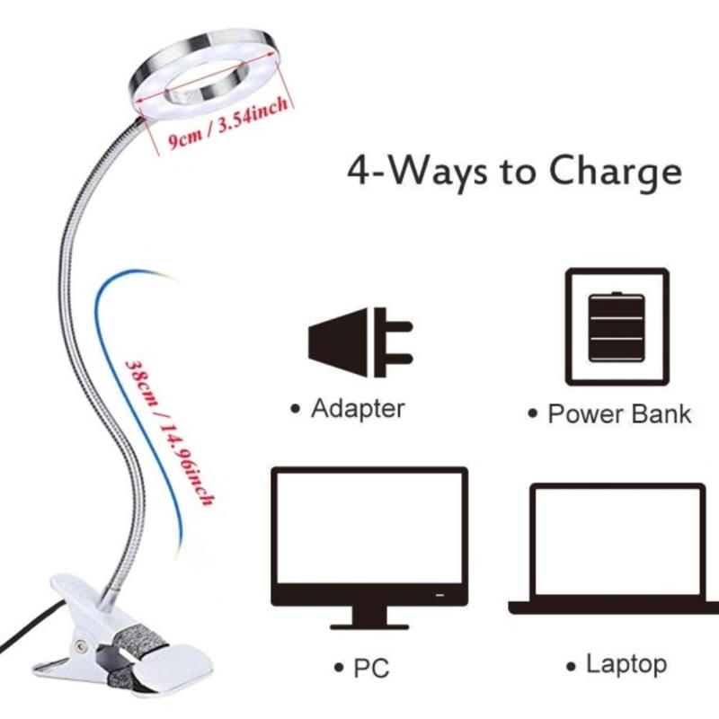 Clip on light EXTENDING EXTENSION LED LED on USB lamp Eye Care Eye Care Lig
