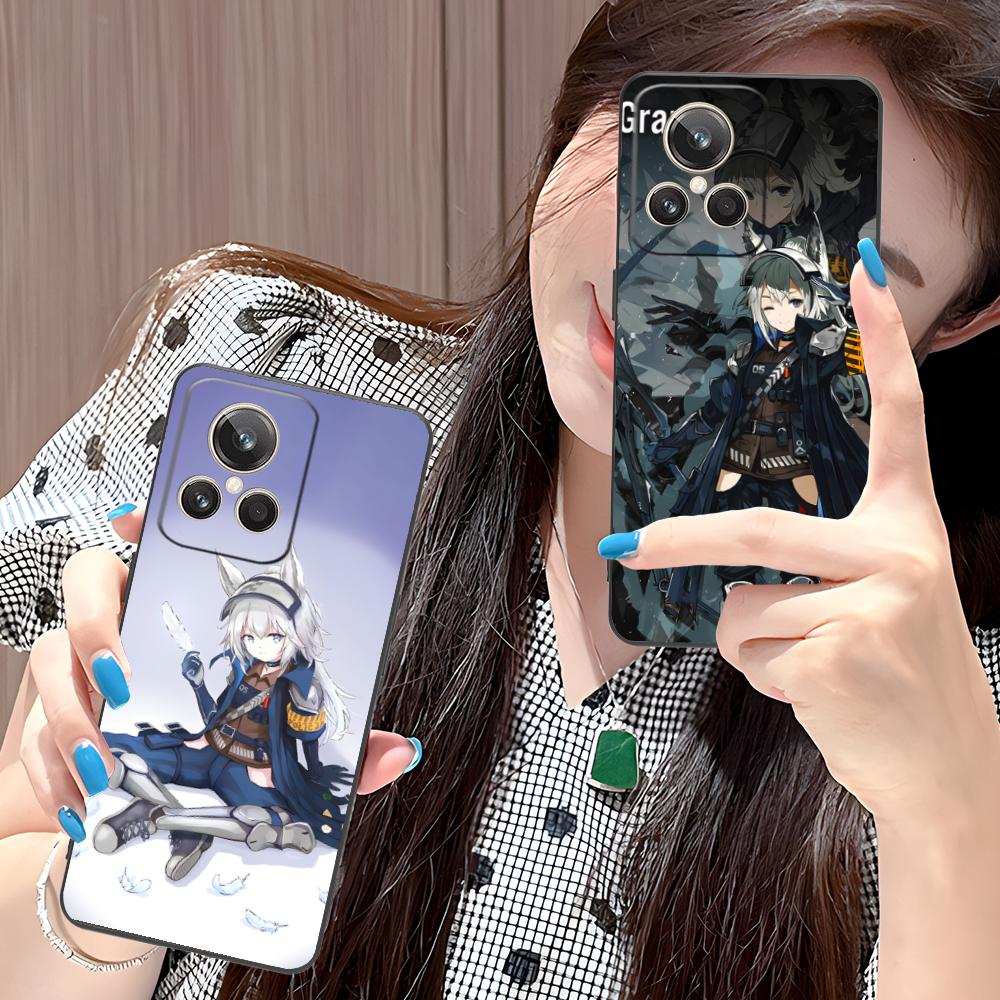 Arknights Grani Matte TPU Mobile Phone Case for Realme 15 14 13 12 11 10 9 Pro Plus T i Lite 5G Colorful Printing Cover