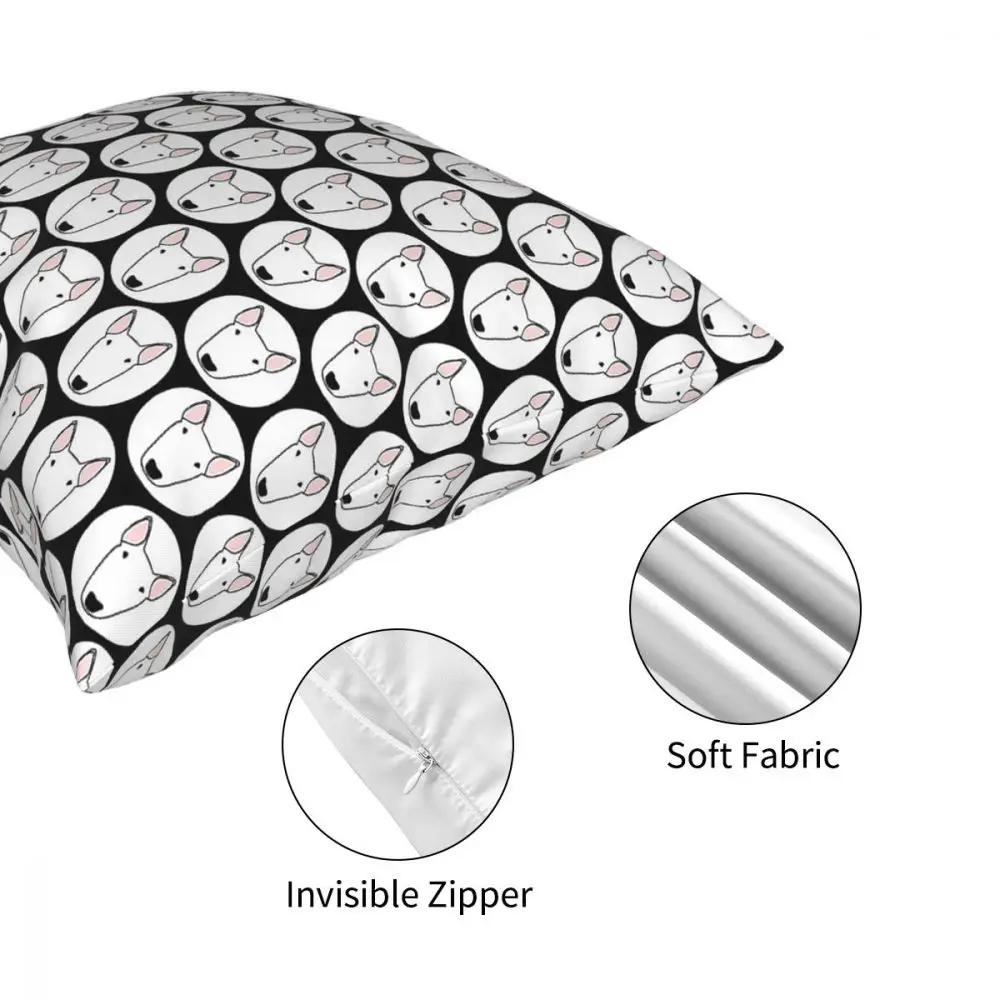 Husă de pernă decorativă cu bule pentru câine Bull Terrier, perne din poliester pentru canapea, față de pernă amuzantă, decor pentru casă