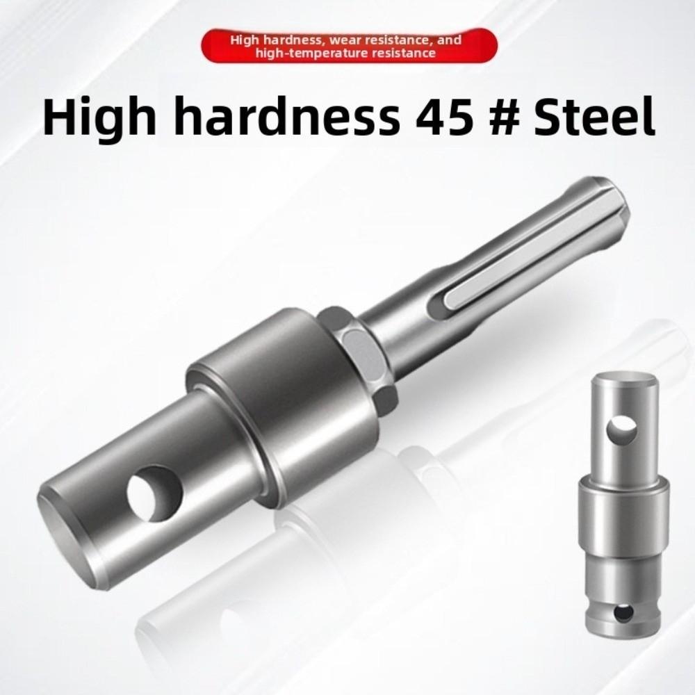 Square Handle Drill Bit Adapter Portable Garden Digging Tool for Electric Drill