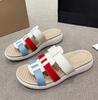 Fashion 2025 Summer Women's slippers Orthopedic Open Toe flip-flops Vintage Anti-slip Leather Casual Female Shoes pantuflas mujer slides