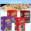 No Flip Uno Mercy Card Board Game Toy Family Party Prop Kids Gifts Box Iron