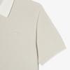 Lacoste Men's Ribbed Collar Twisted Yarn Short Sleeve Sweater Polo Shirt PH943E-56GI18