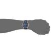 Fossil Orologio da Polso Casual da Uomo Stile Business, Orologio al Quarzo, Quadrante Blu con Cinturino Nero, Orologio Cronografo a Tre Lancette FS5404