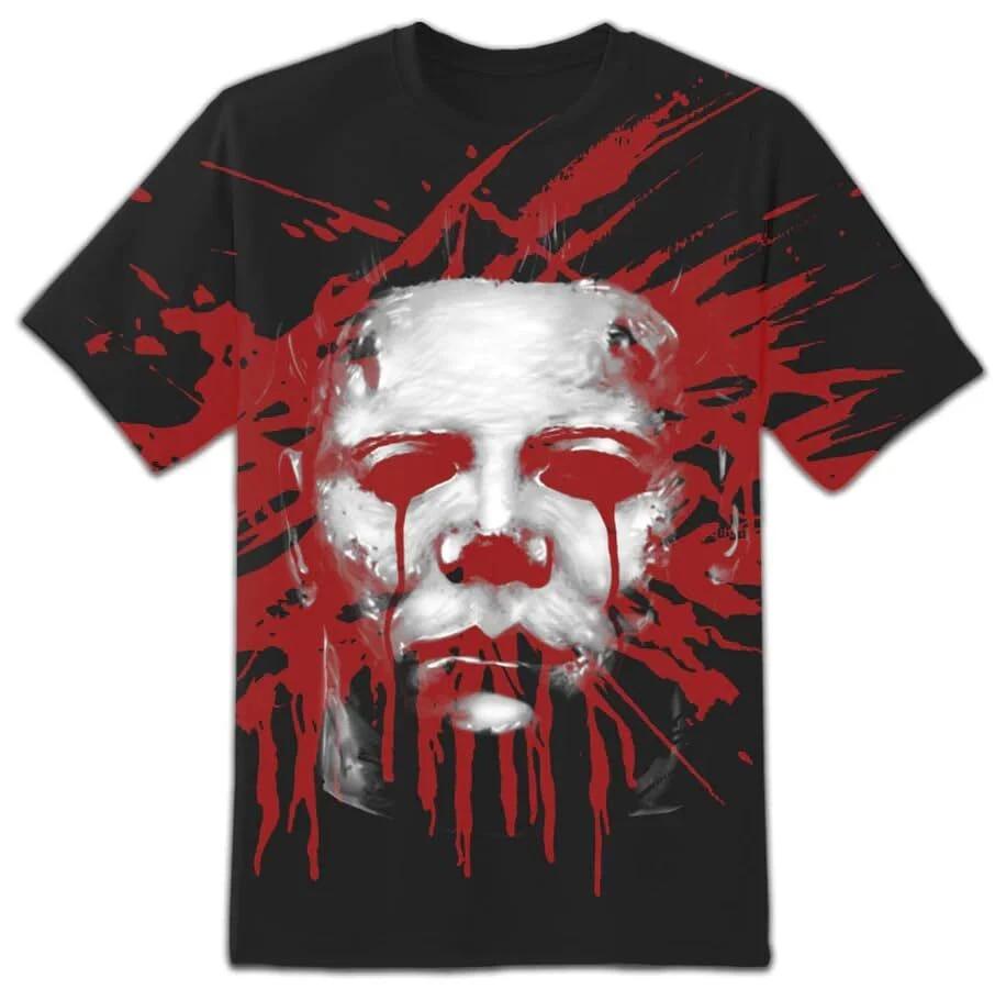 Rock Rebel Men s Halloween 2 Michael Myers All Over Print T-Shirt S
