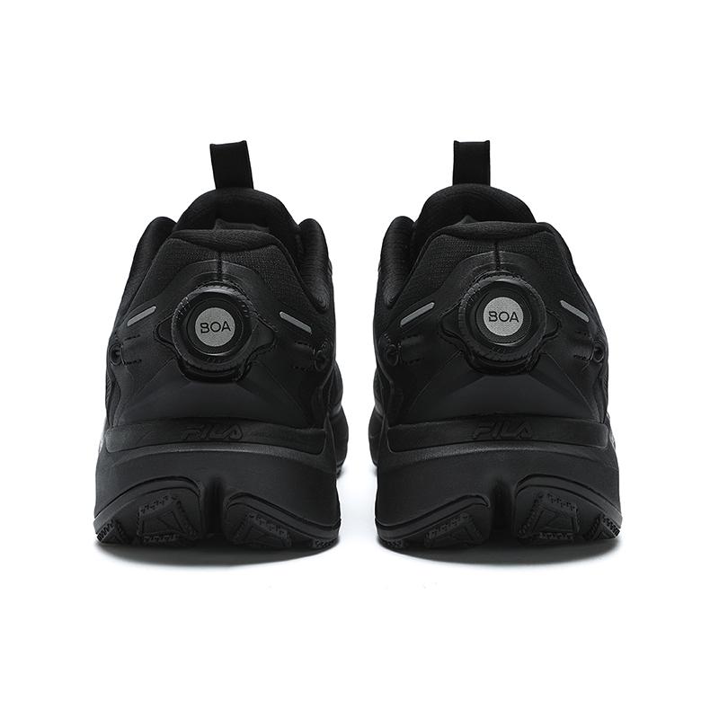 FILA Boa Wolf 2+ Comfortable Versatile Non-Slip Low-Top Running Shoes Women sneaker Black A12W441223FBK