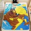 Pikachu Pattern Flannel Blanket, High Quality Comfortable for All Seasons, Home Decor, Warmth and Comfort, Perfect for Gifts.
