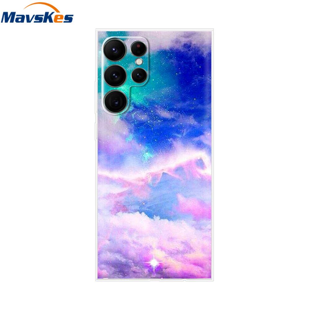 For Samsung Galaxy S22 Ultra Case Silicone Soft Clear Bumper Back Cover For Samsung S22 Ultra Cases For Samsung S22 Ultra Fundas
