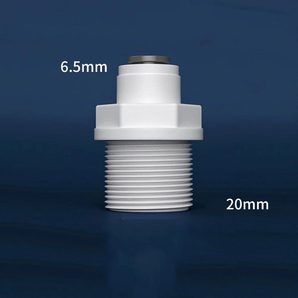 1/4" 3/8" OD Tube Tap Shut Off Ball Valve POM Quick Fitting Connector Tee Elbow Reducer Aquarium RO Water Filter Reverse Osmosis