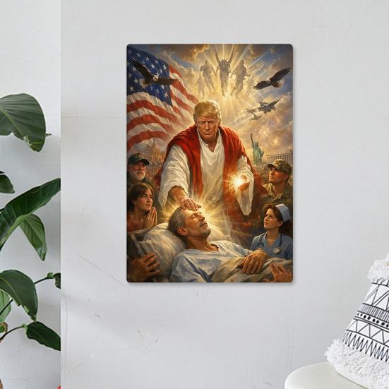 Poster Presidente Gesú Arte da Parete Poster su Tela Stile Vintage Pittura Decorativa per Soggiorno Camera da Letto Corridoio Decorazione Murale