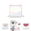 Elegant Fashion Women Mini Chain Bag With Laser Clear Design Shoulder Handbag