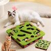 Cat Puzzle Toy Felt Puzzle Box Cat Exercise Toy with Ball Indoor Sports Entertainment Hunting Cat Toys for Indoor Cats