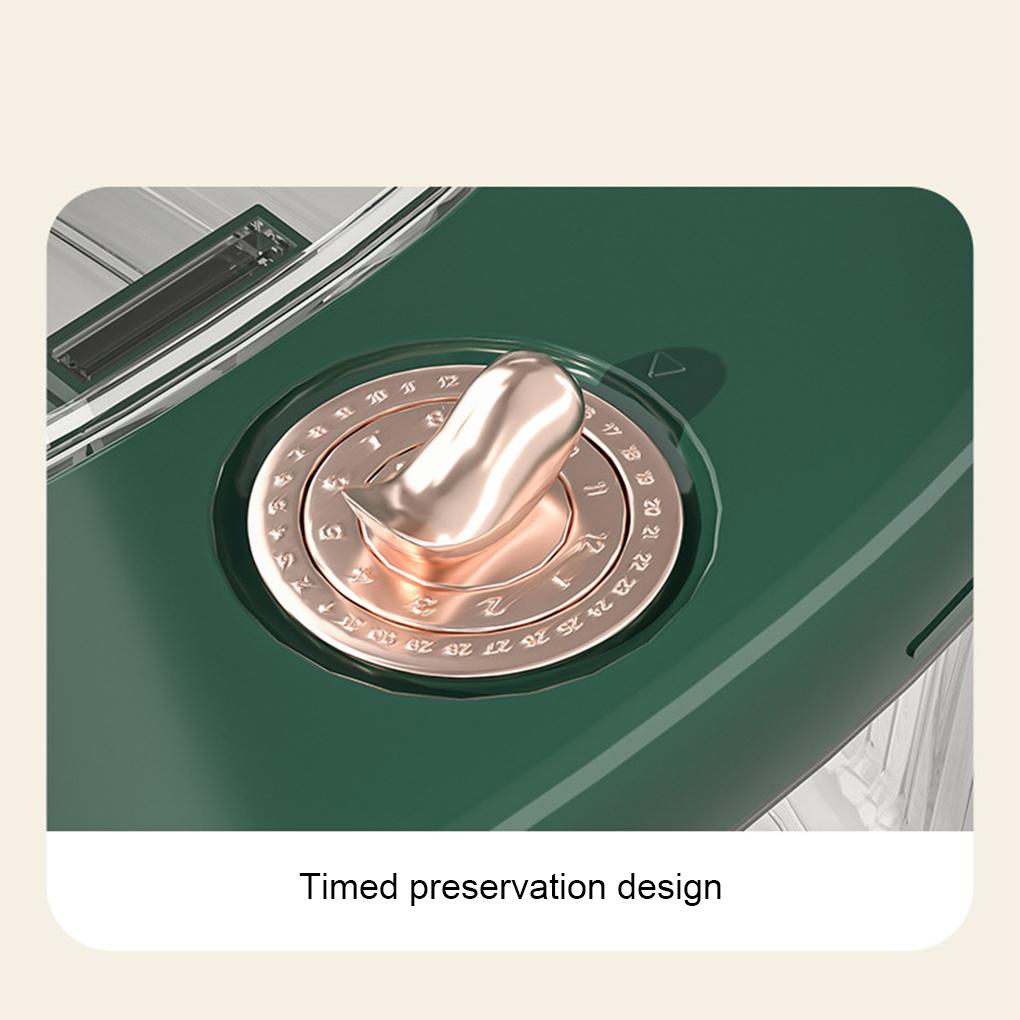 Cafe Moisture-proof Rice Bucket Transparent Visible Easy To Store Timed Fresh Rice Bucket Household