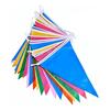 10Pcs Flag String Colorful Banner Decoration Hanging Pennant Decor 50M Length for Outoor