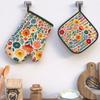 2ST Hittebestendige Pannenlap2ST & Ovenwanten2ST 2ST Geschikt voor Koken, Bakken, BBQ - Hoge Tempe