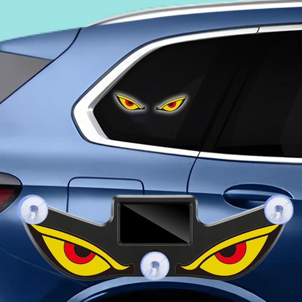 Oczy LED na przednią szybę samochodu Zasilane energią słoneczną Uniwersalny Wodoodporny Znak LEDowe światło okienne na przód tył kampera motocykla SUV-a pojazdów