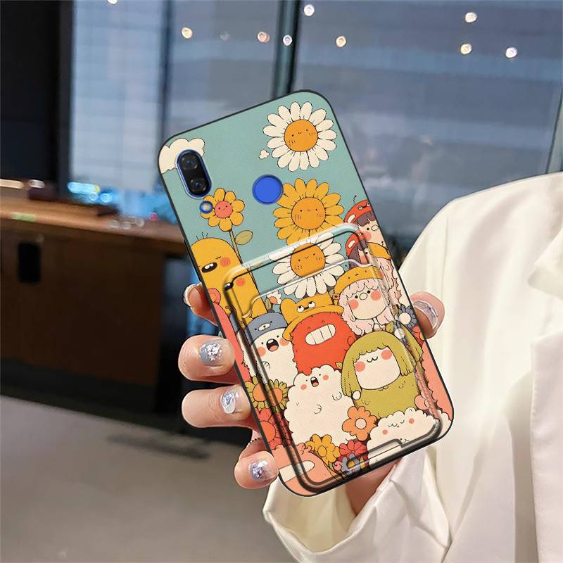 TPU Dirt-resistant Phone Case For Huawei Nova 3i/P Smart Plus Graffiti Protective Fashion Design Anti-knock Back Cover