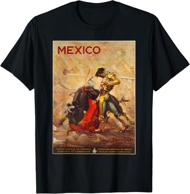 Mexiko Mexikanischer Stierkampf Matador Poster Geschenk Unisex T-Shirt