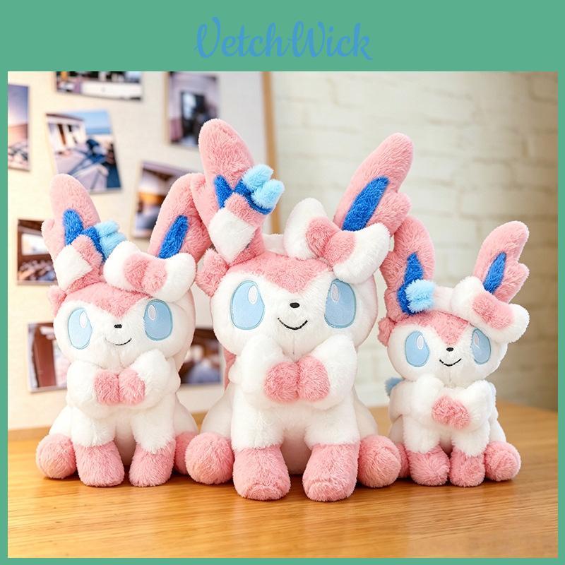 Peluche Sylveon con Pelo Corto per Bambini e Collezionisti