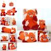 Disney Red Panda Plush Toy With Transforming Feature