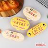 100Pcs Disposable Octopus Ball Packaging Box Japanese Street Food Takoyaki Takeaway Snack Fruit Box Packing Paper Container