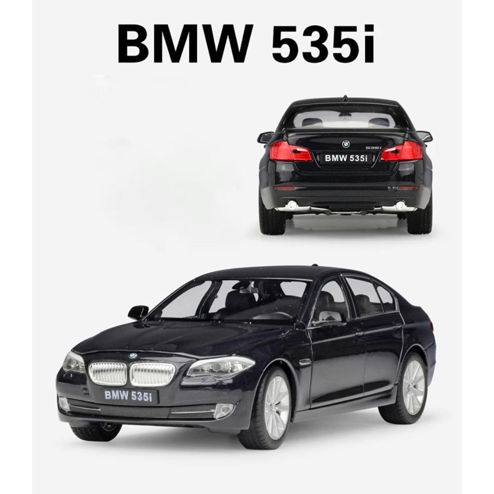 WELLY 1/24 BMW 535i Alloy Scale Car Model Diecast Metal Static Miniautre Model Car Collection Children Toy Car Vehicles Gifts