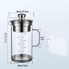 Wutuo 2L Glass Multipurpose Jug with Filter