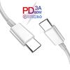 Type C to Type C Cable for Macbook Samsung S20 S10 Google Pixel 4 3 PD 100W QC3.0 Fast Charger Data Cable USB-C Type-C Wire Cord