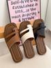 Florida Studio Everyday Beria Square Toe Minimal Slippers Ed2527