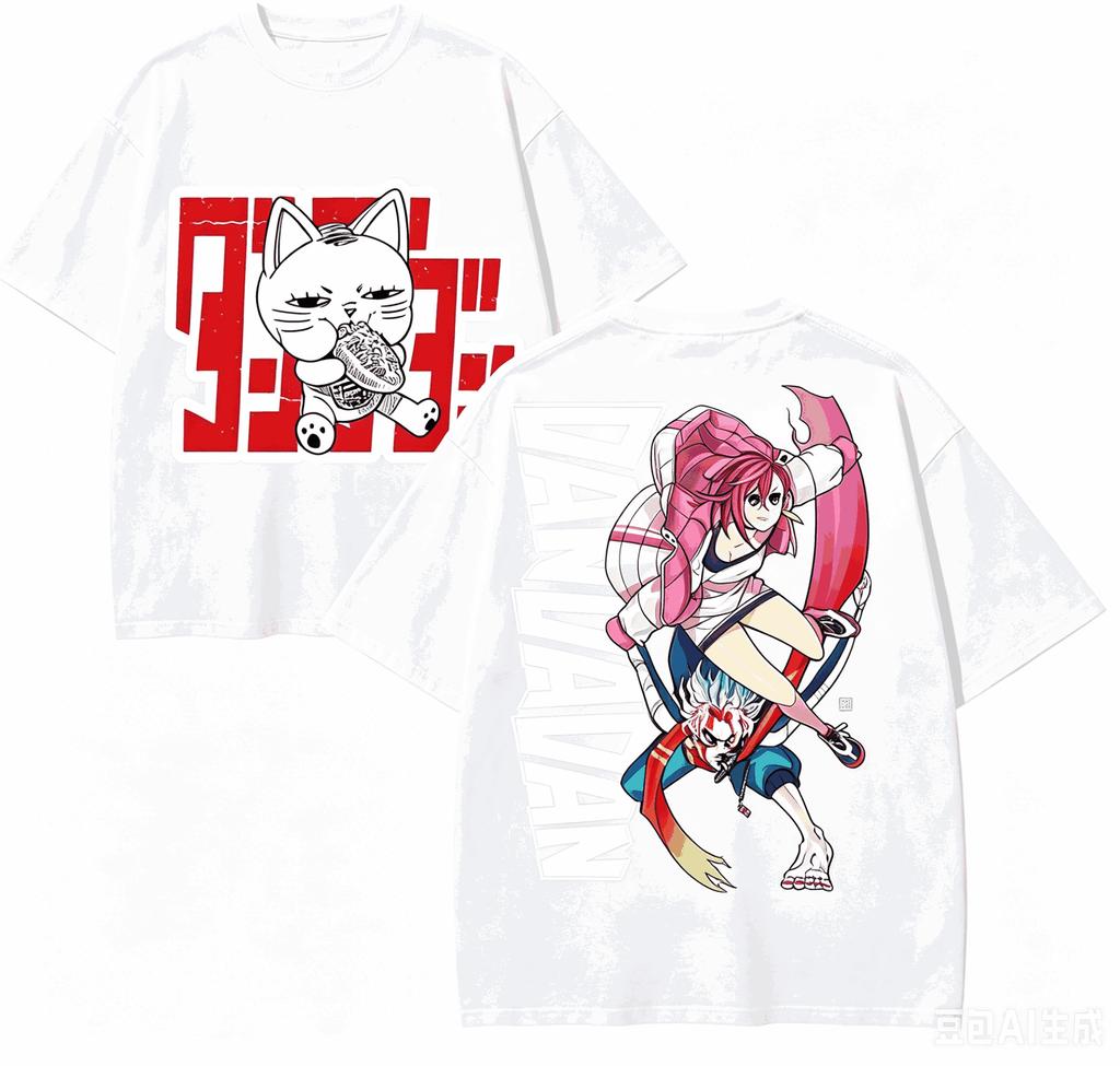 Dandadan Anime Lover TShirt Harajuku Cotton NewModel High Street Retro Fashion Oversized Unisex Hot Product Classic Soft Tee