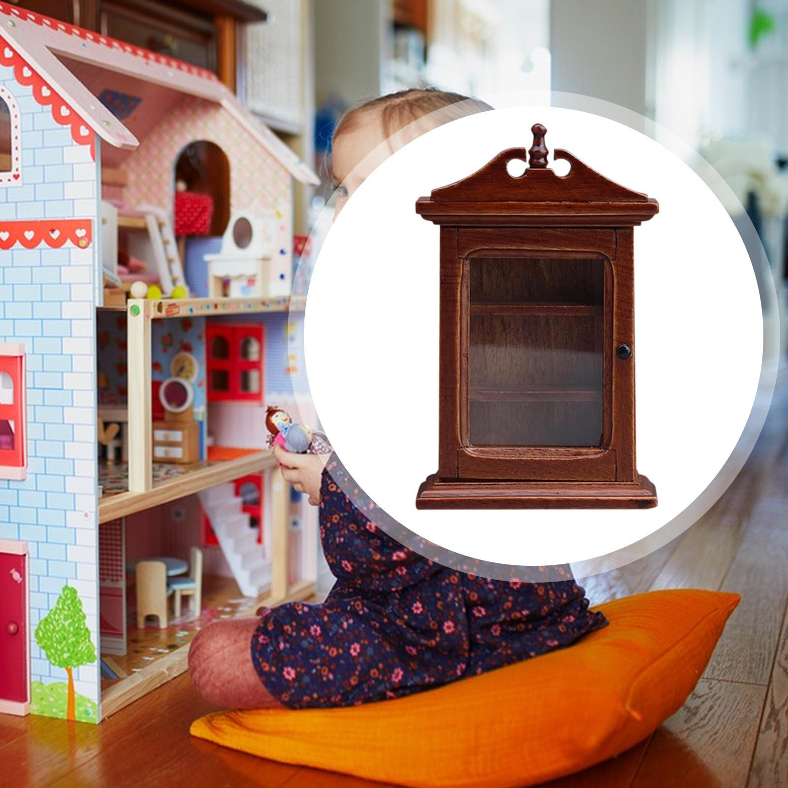 

1:12 Dollhouse Cabinet, Handmade Furniture Household Accessories, Life Scene Mini Model Doll
