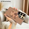 Phone Case: 2D Flat Samsung Galaxy A34 A35 M05 M06 S20 S22 S21 FE Plus 5G Protective Case, Couple Style, Round-faced Capybara, Christmas and Halloween