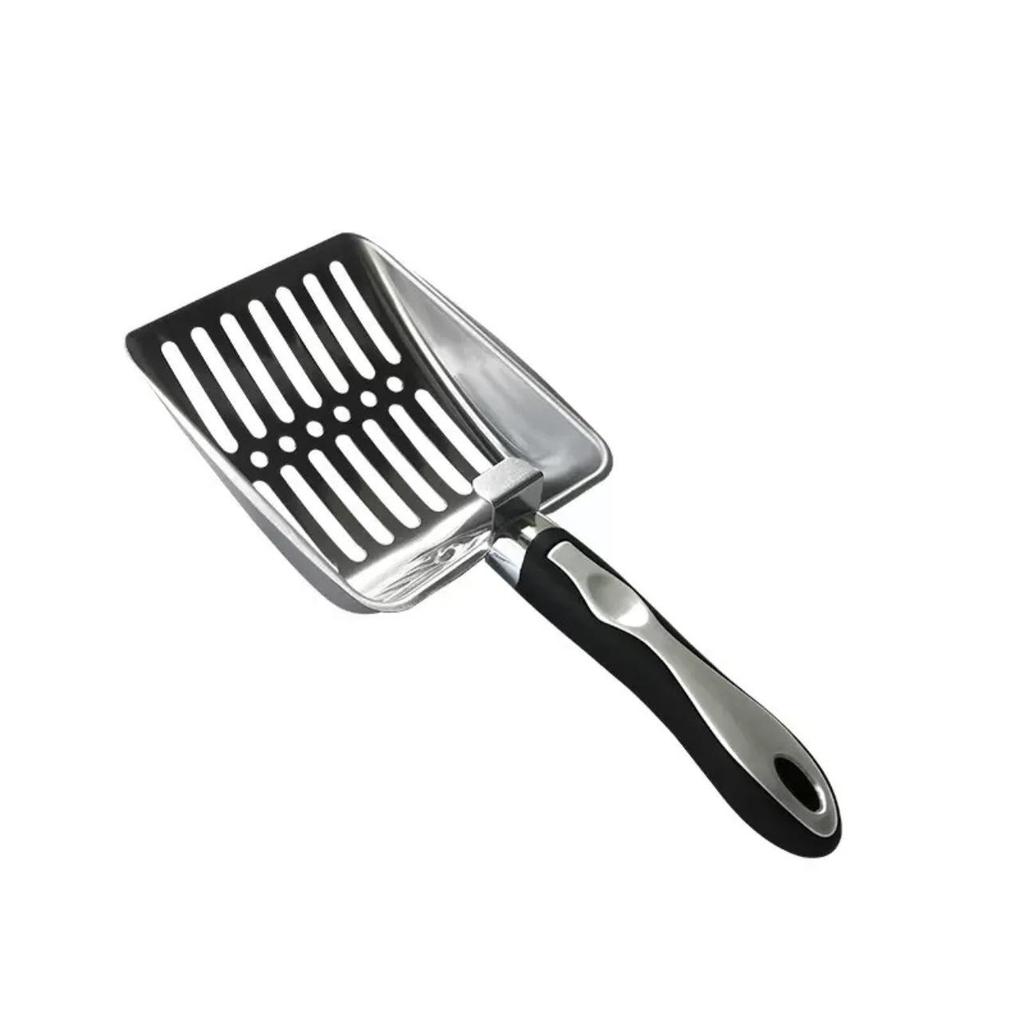 Stainless Steel Cat Litter Scoop with Deodorizing Cleaning Tool