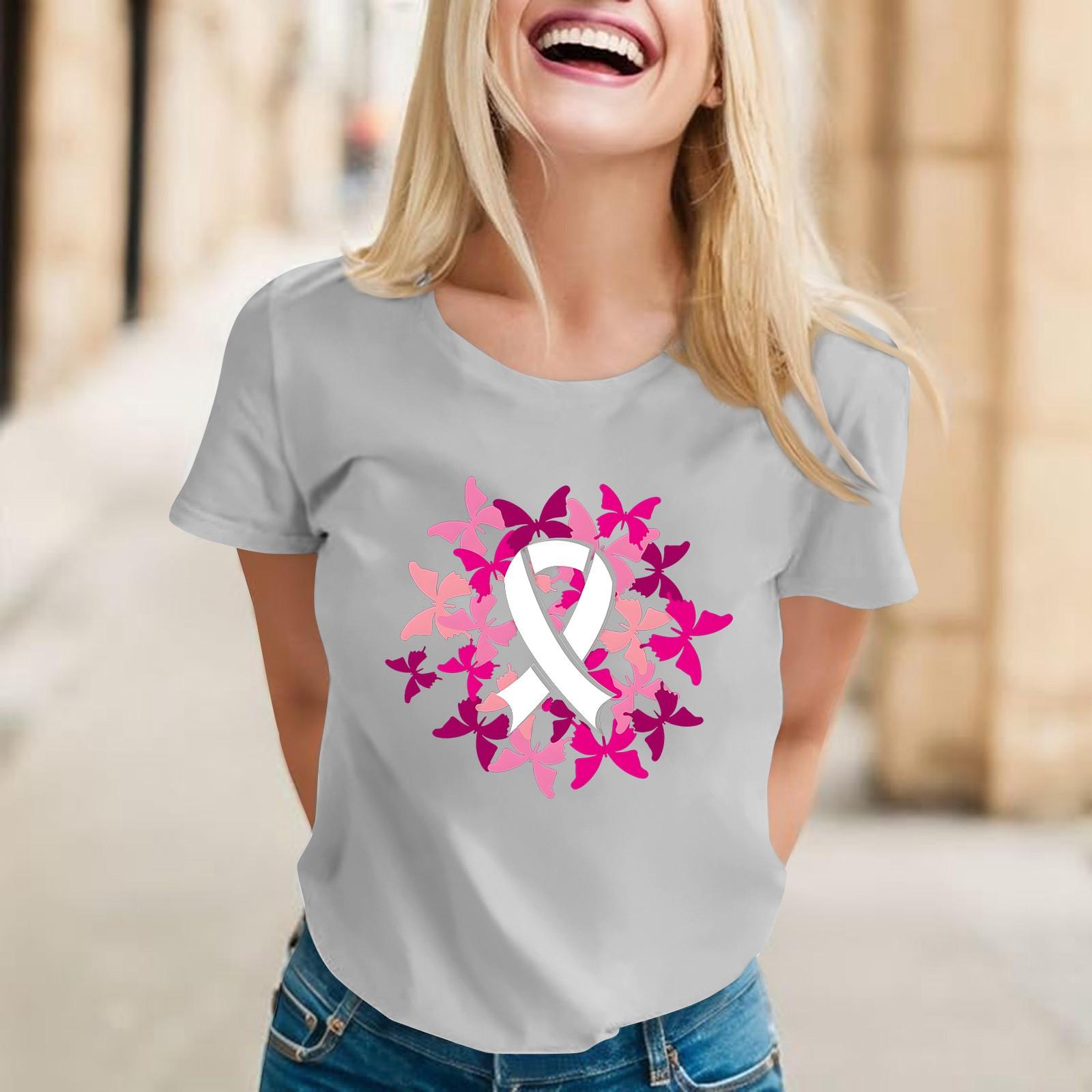 

Женские модные повседневные топы с короткими рукавами и круглым вырезом, плиссированные топы с короткими рукавами и принтом S