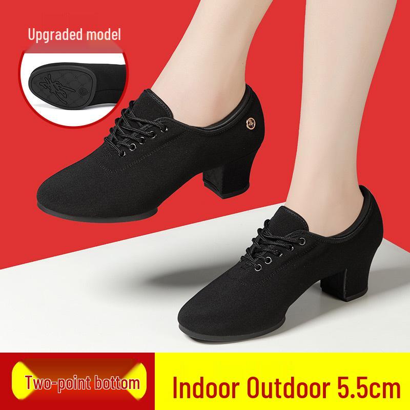 Women's Latin & Ballroom Dance Shoes - Soft Sole, Breathable, Lightweight, Ideal for Teachers, Training & Square Dance.