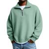 Pull Pull Over Casual Épais Tricoté Chaud à Demi-Fermeture pour Homme