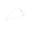 Swarovski Sunshine Rhodium Plated Necklace Women's White Gold 5472490