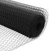 Hexagonal Fence Gray 1.6 X 10 M PVC