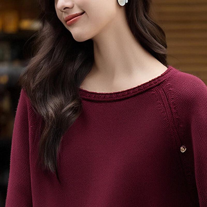 Mocana Women's Relaxed Lamb Wool Long Sleeve Sweater