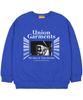 UNION GARMENTS [Fleece-Lined] Retro Oversized Sweatshirt Blue