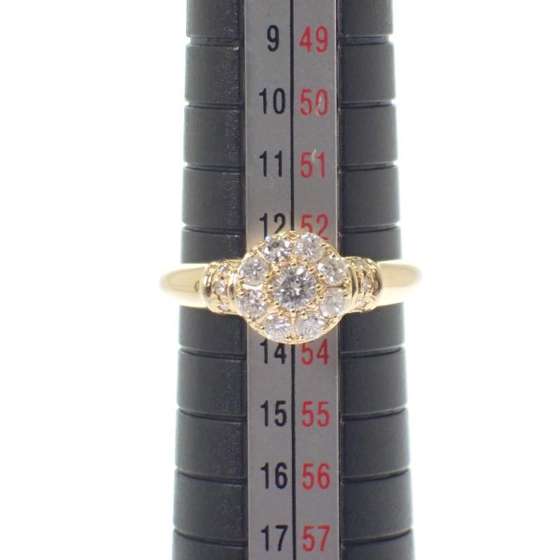 no brand  #13(JP Size) ring K18 yellow gold Women