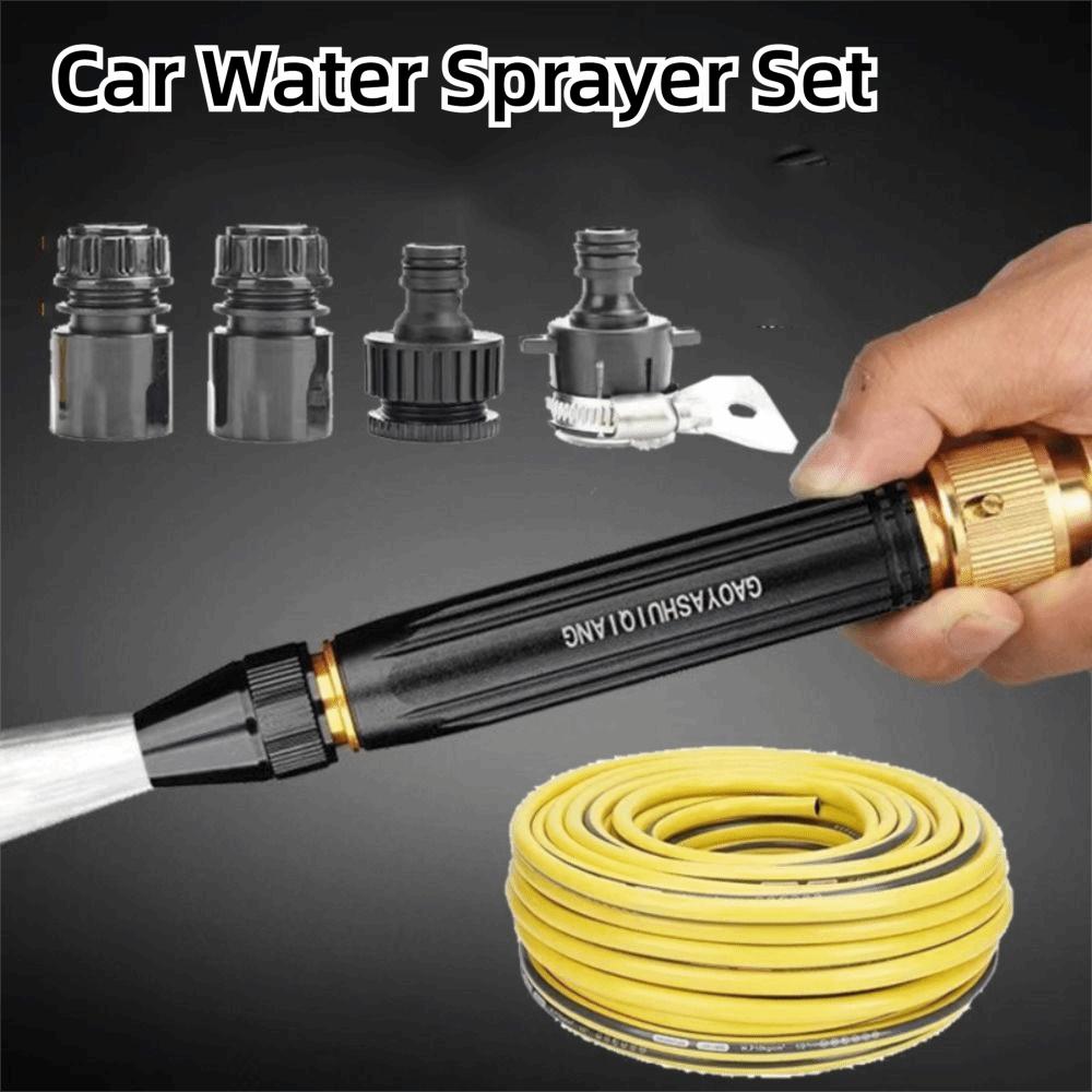 High Pressure Car Water Sprayer Extension Hose Car Wash Tool Set Garden Irrigation